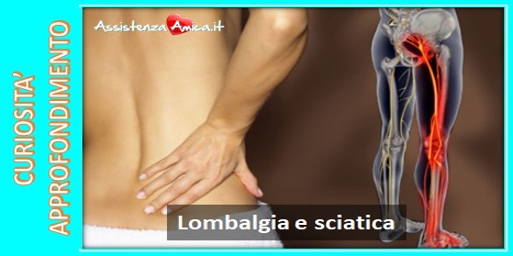 Lombalgia e sciatica: cosa sono?