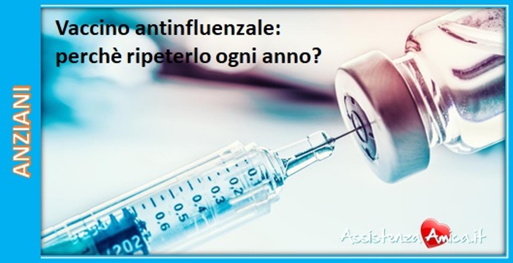 Perché il vaccino antinfluenzale va ripetuto ogni anno?